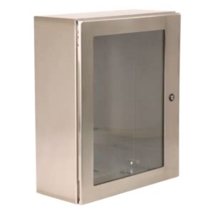 16x12x8 stainless steel enclosure|N412 Single Door Wall.